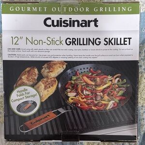 Cuisinart Silver Non-Stick Grilling Skillet